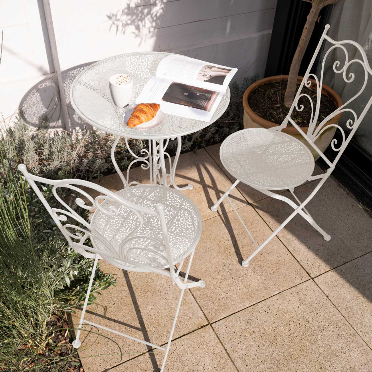 Bistro‑Garnitur Eloise Metall