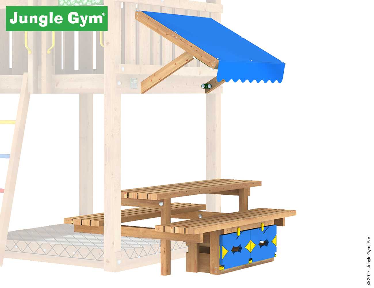 Jungle Gym Picknick-160-Modul in Douglasie natur