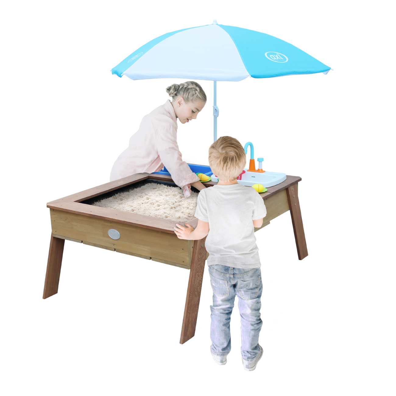 Sand Wasser Spieltisch Linda mit Spielküche