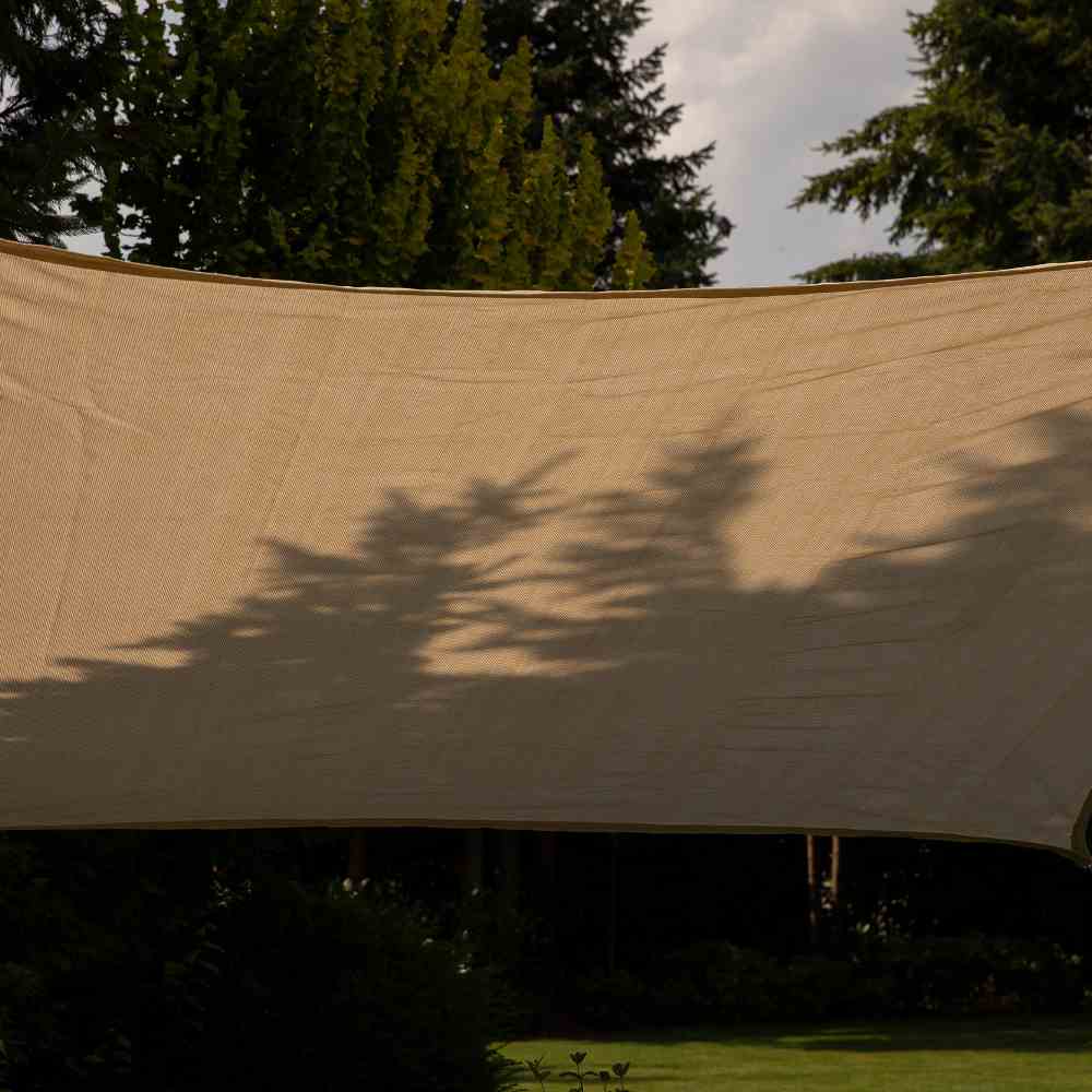 NESLING Coolfit Sonnensegel rechteckig 3x4 m - Farbe: off-white
