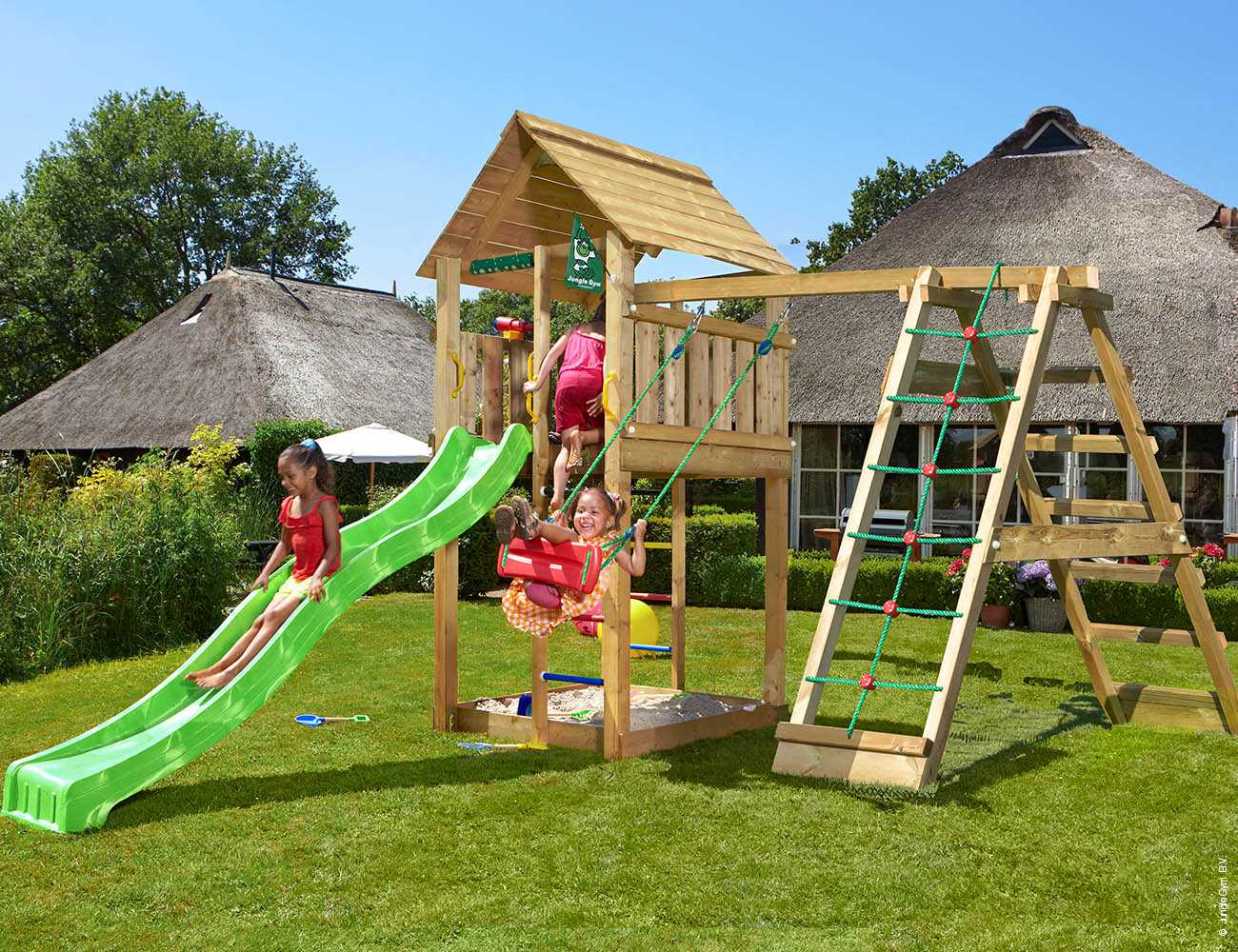 Jungle Gym Climb-Modul in Douglasie natur, für Kinder Spieltürme