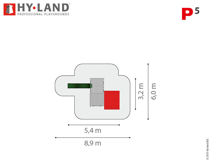 Spielturm Hy-Land P5 in Douglasie