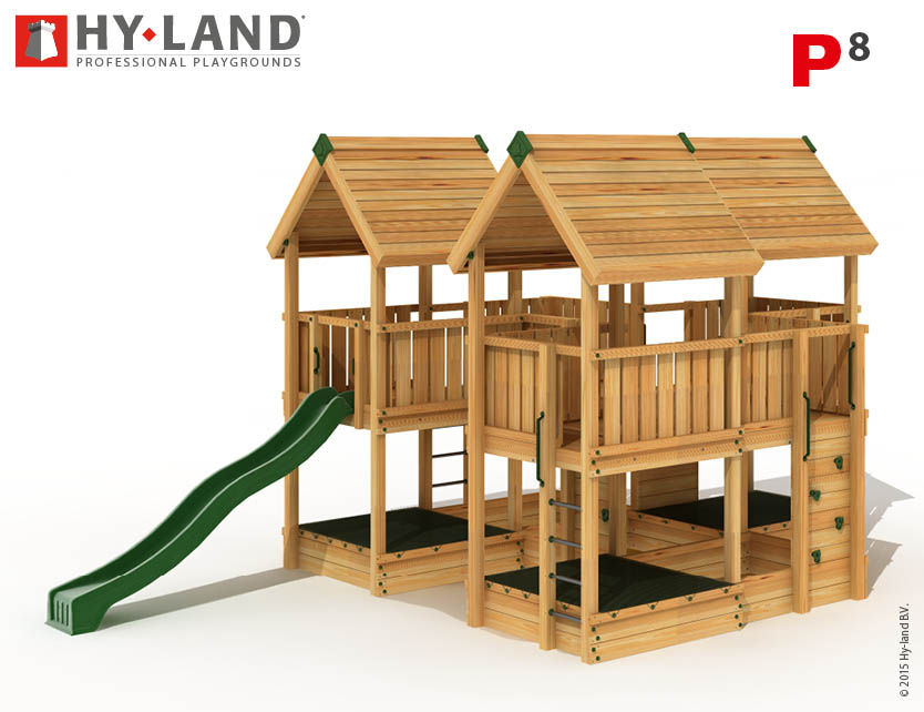 Spielturm Hy-Land P8 in Douglasie