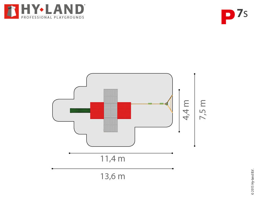 Spielturm Hy-Land P7-S in Douglasie