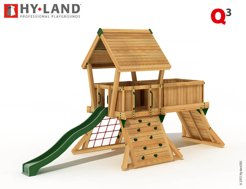 Spielturm Hy-Land Q3 in Douglasie