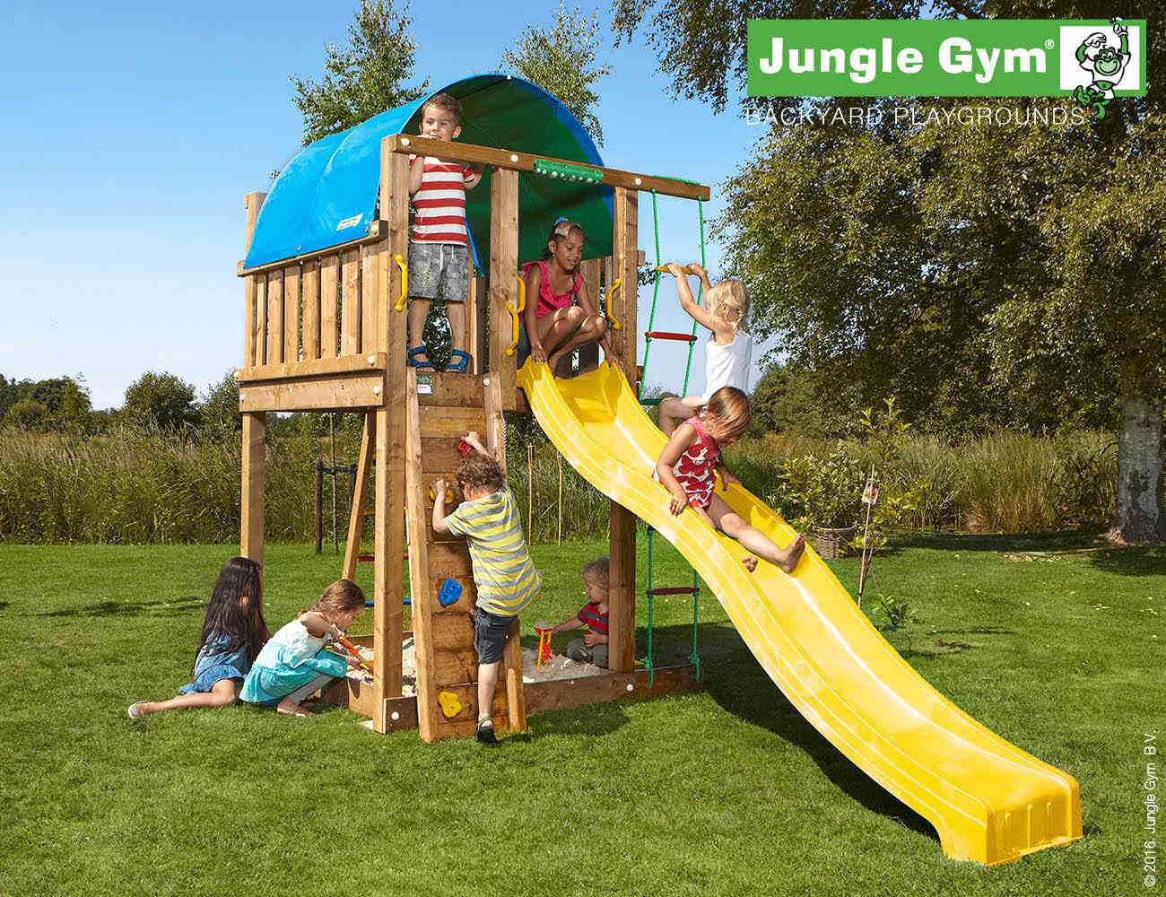 Spielturm Jungle Gym Villa in Douglasie