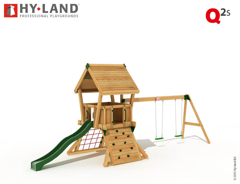 Spielturm Hy-Land Q2-S in Douglasie