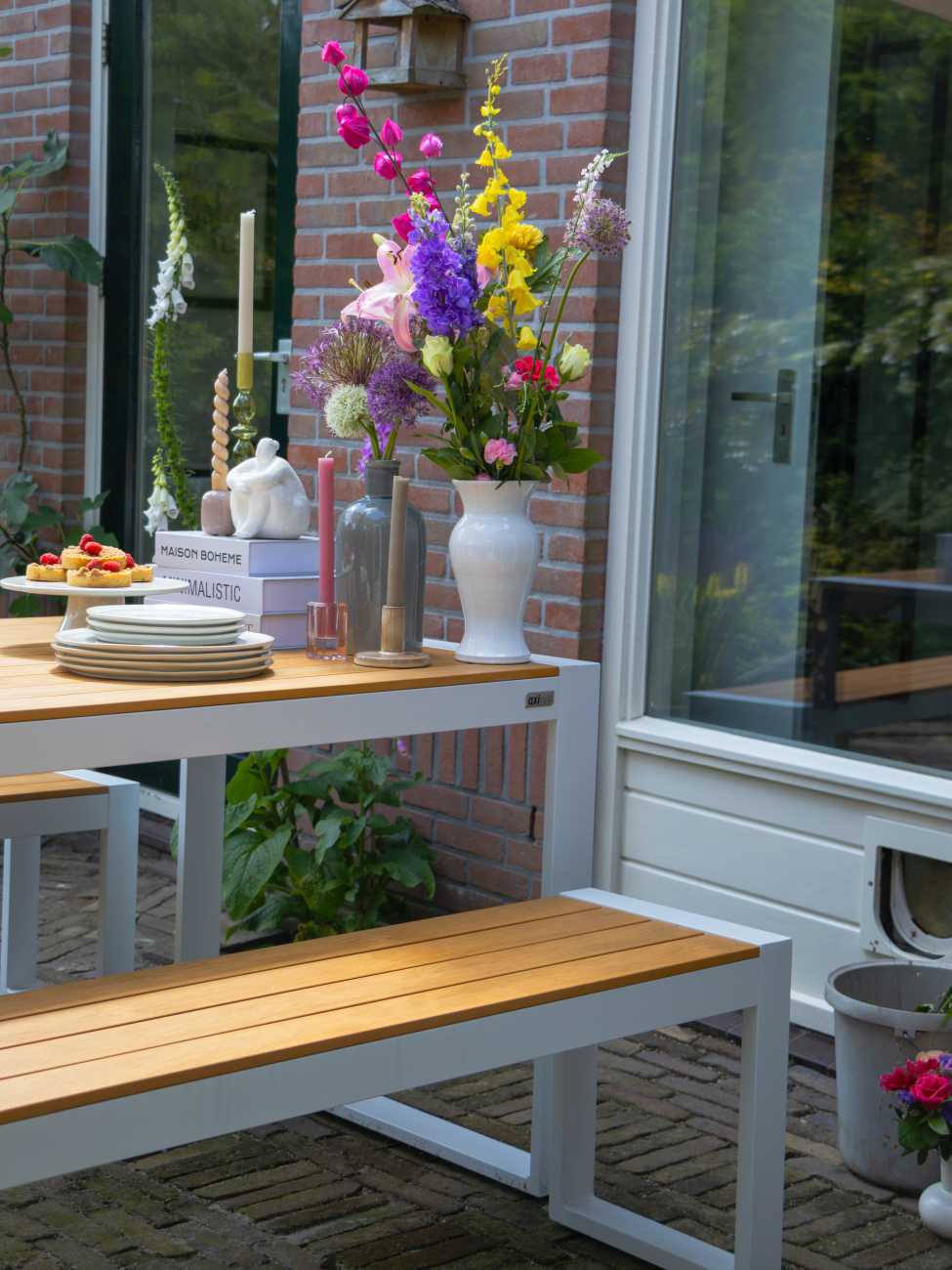 Picknick-Garnitur Tony – pflegeleicht, Gartenmöbel