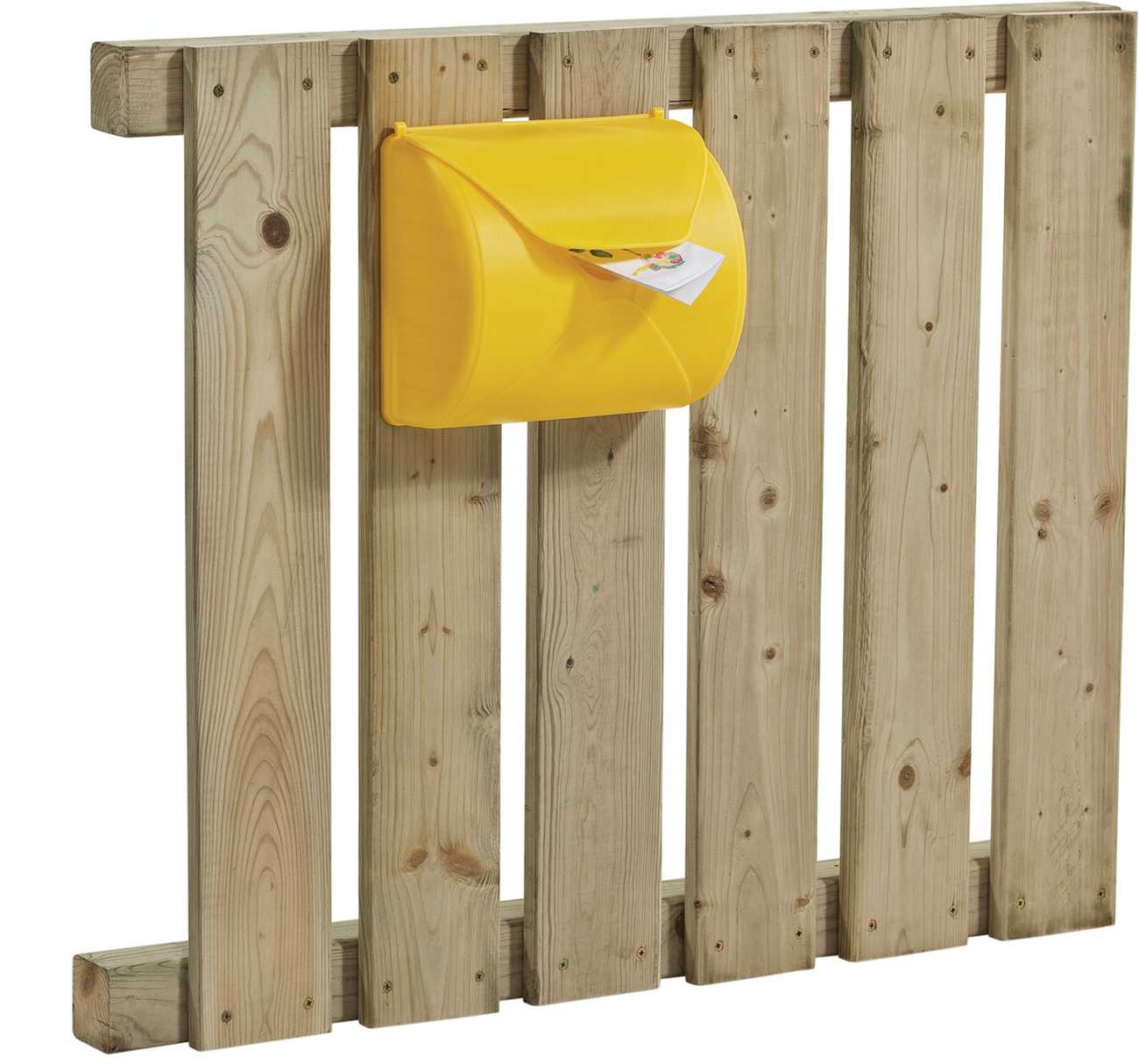 Kinder Briefkasten für Spielturm, gelb
