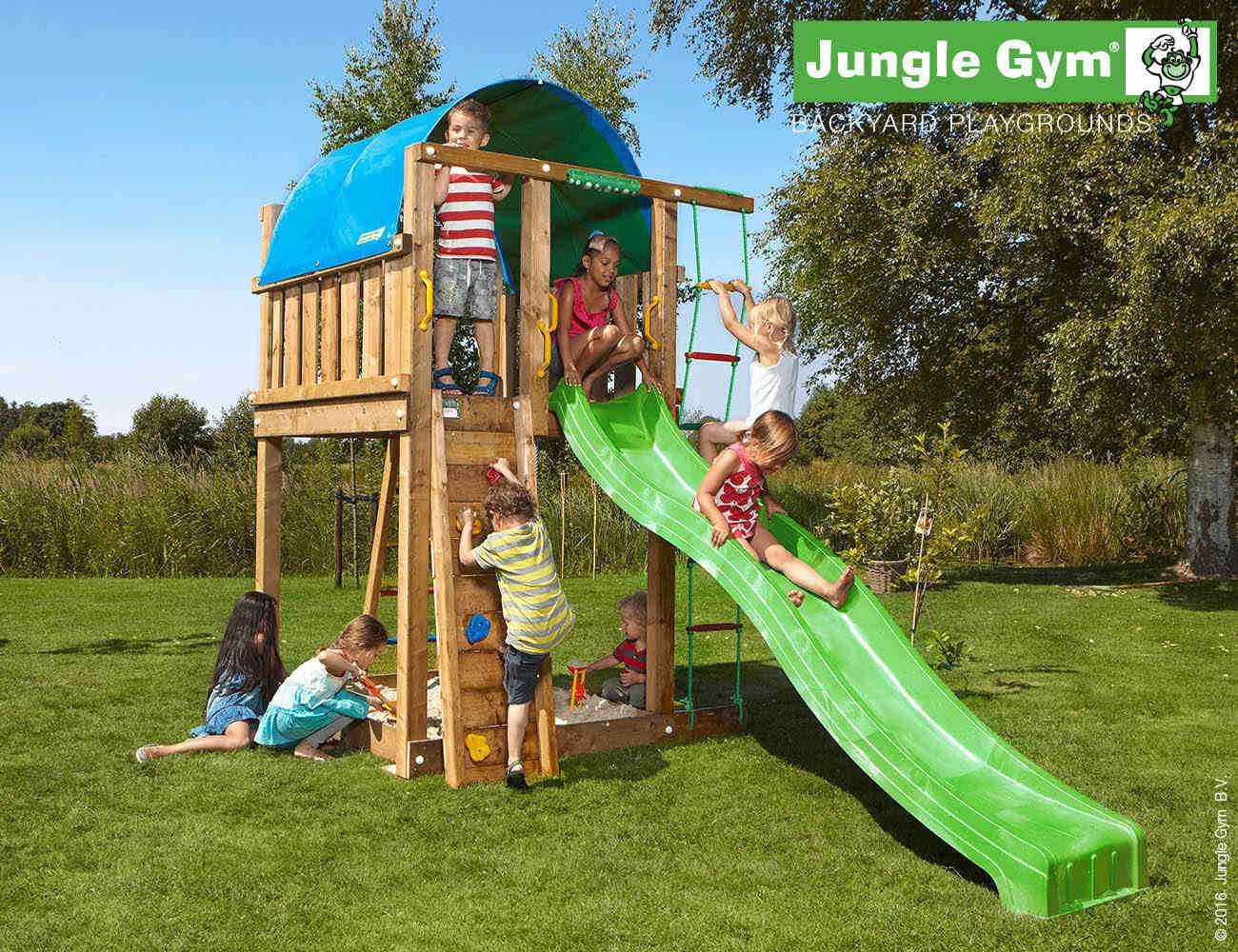 Spielturm Jungle Gym Villa in Douglasie