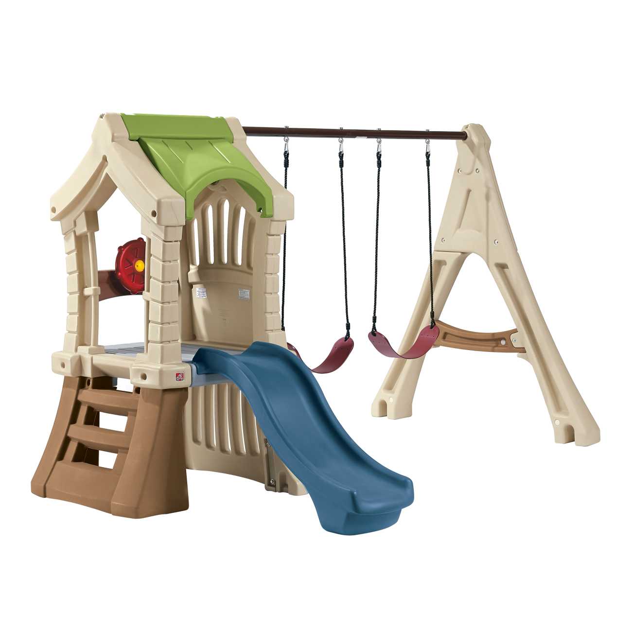 Spielturm Play-Up Gym Set mit Rutsche und Schaukel