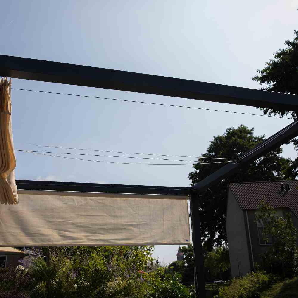 Coolfit Faltsonnensegel von Nesling 370 x 500 cm, Sonnensegel, verstellbar, Sonnenschutz