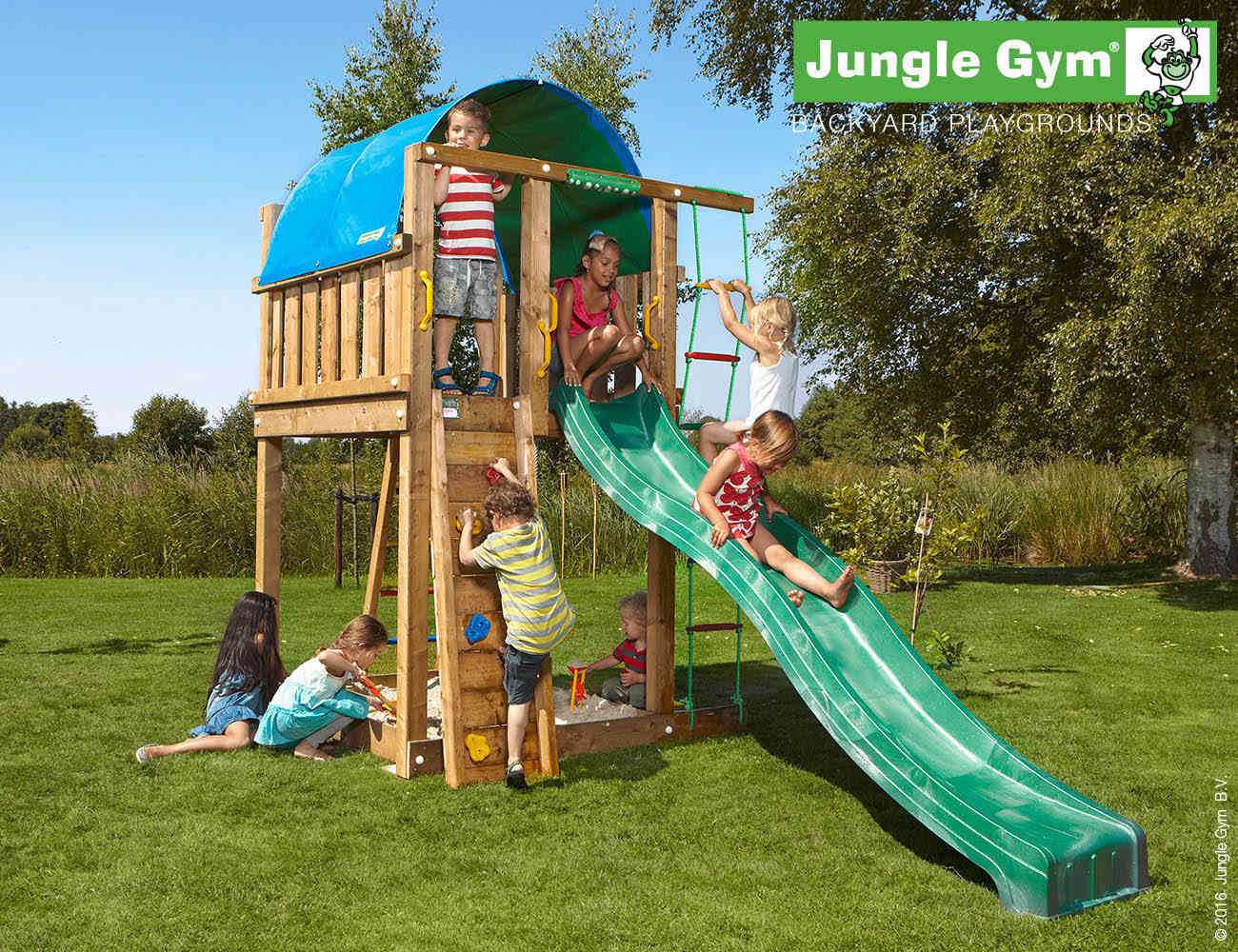 Spielturm Jungle Gym Villa in Douglasie