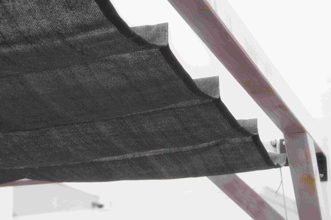 Schatten Pergola Wandmodell-2 500x380 cm, mit Nesling Faltsonnensegel