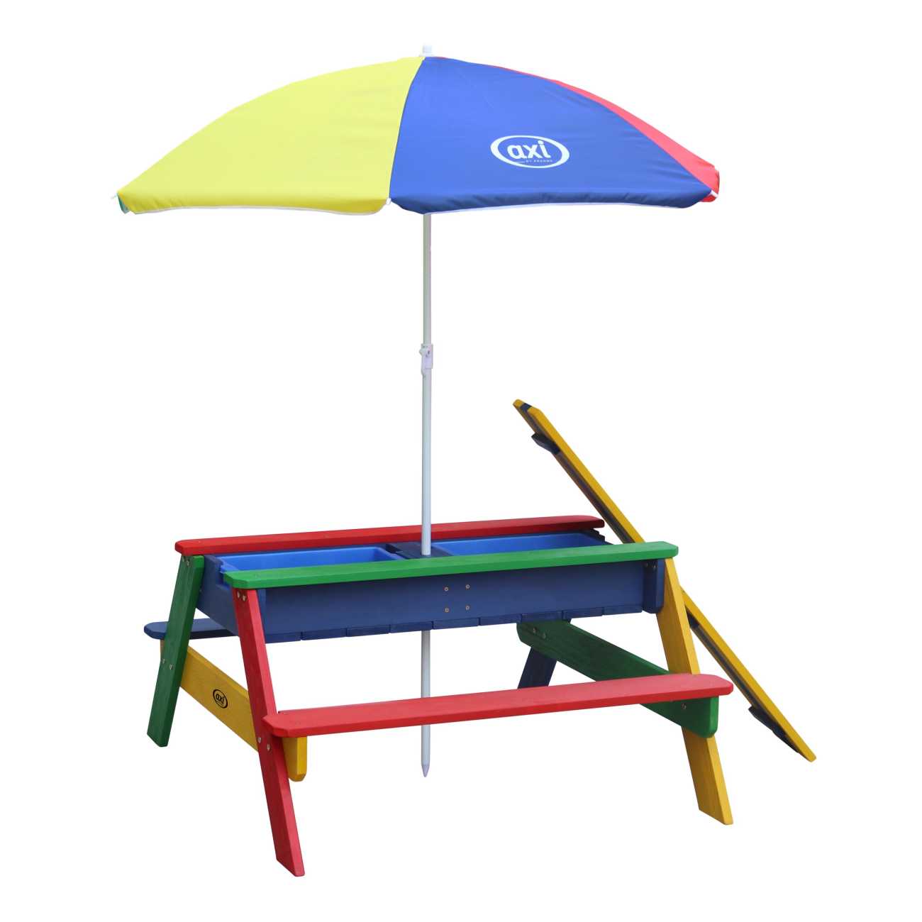 Nick Picnic-Tisch Sand & Wasser mit Sonnenschirm für Kinder