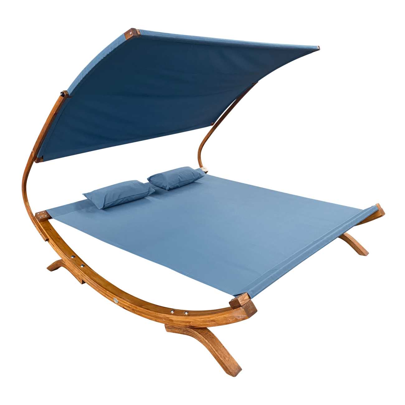 Sonnenliege Mallorca, Outdoor Doppelbett, mit verstellbaren Sonnenschutz