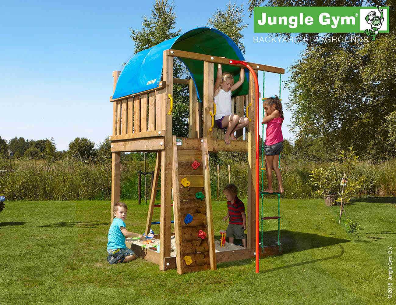 Spielturm Jungle Gym Villa in Douglasie