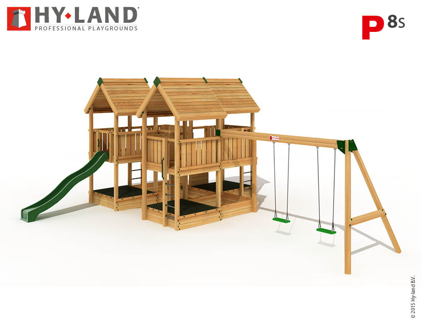 Spielturm Hy-Land P8-S in Douglasie