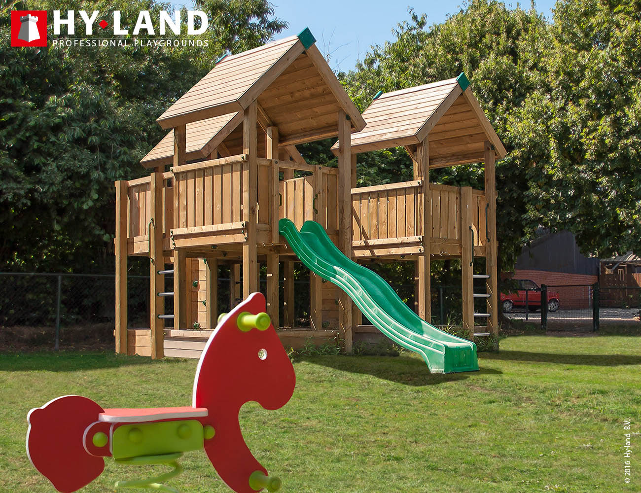 Spielturm Hy-Land P8 in Douglasie