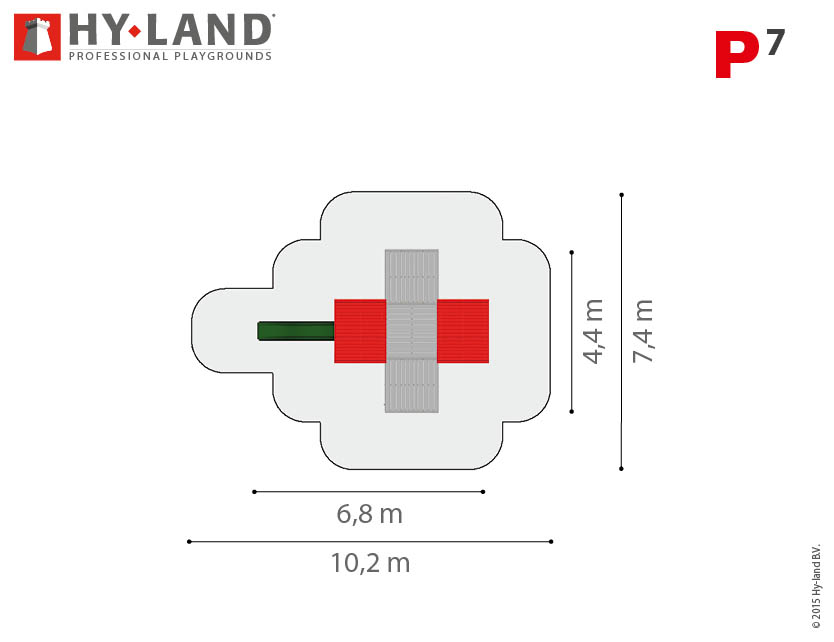 Spielturm Hy-Land P7 in Douglasie