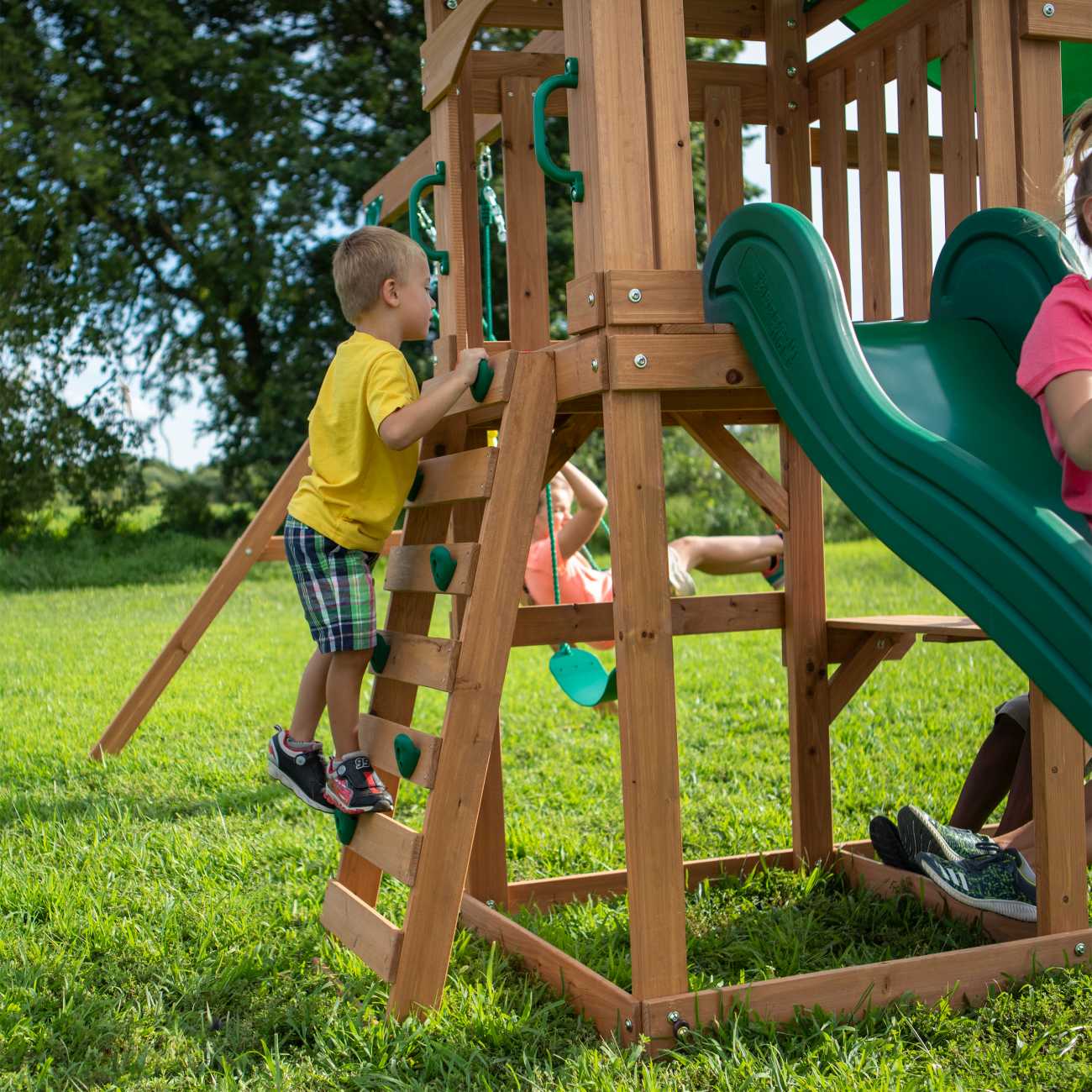 Backyard Spielturm Belmont, Kinderspielturm, Garten