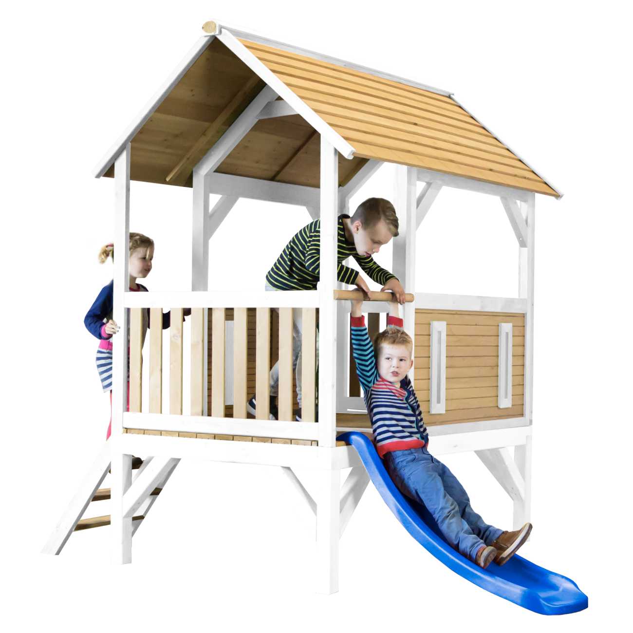 Kinder Spielhaus mit Rutsche Akela