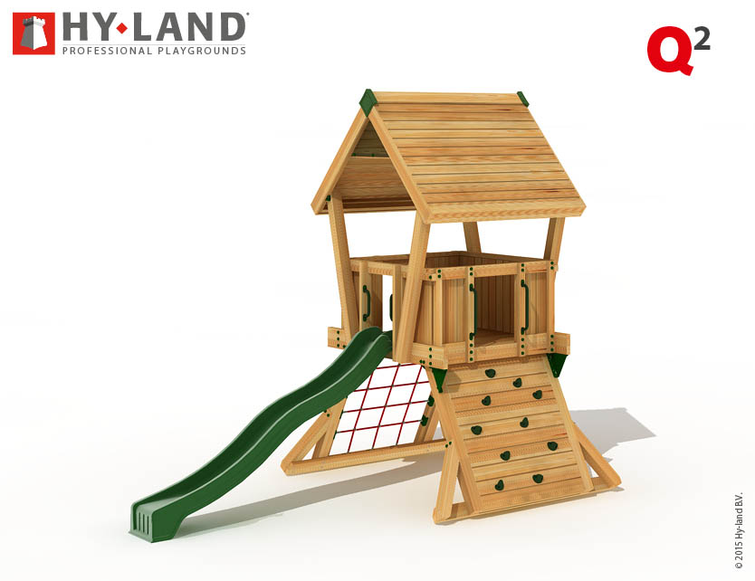 Spielturm Hy-Land Q2 in Douglasie