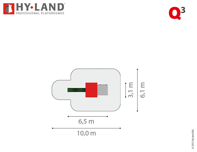 Spielturm Hy-Land Q3 in Douglasie