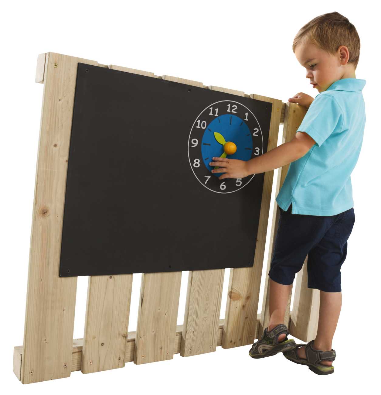 Maltafel mit Uhr für kinder Spielturm