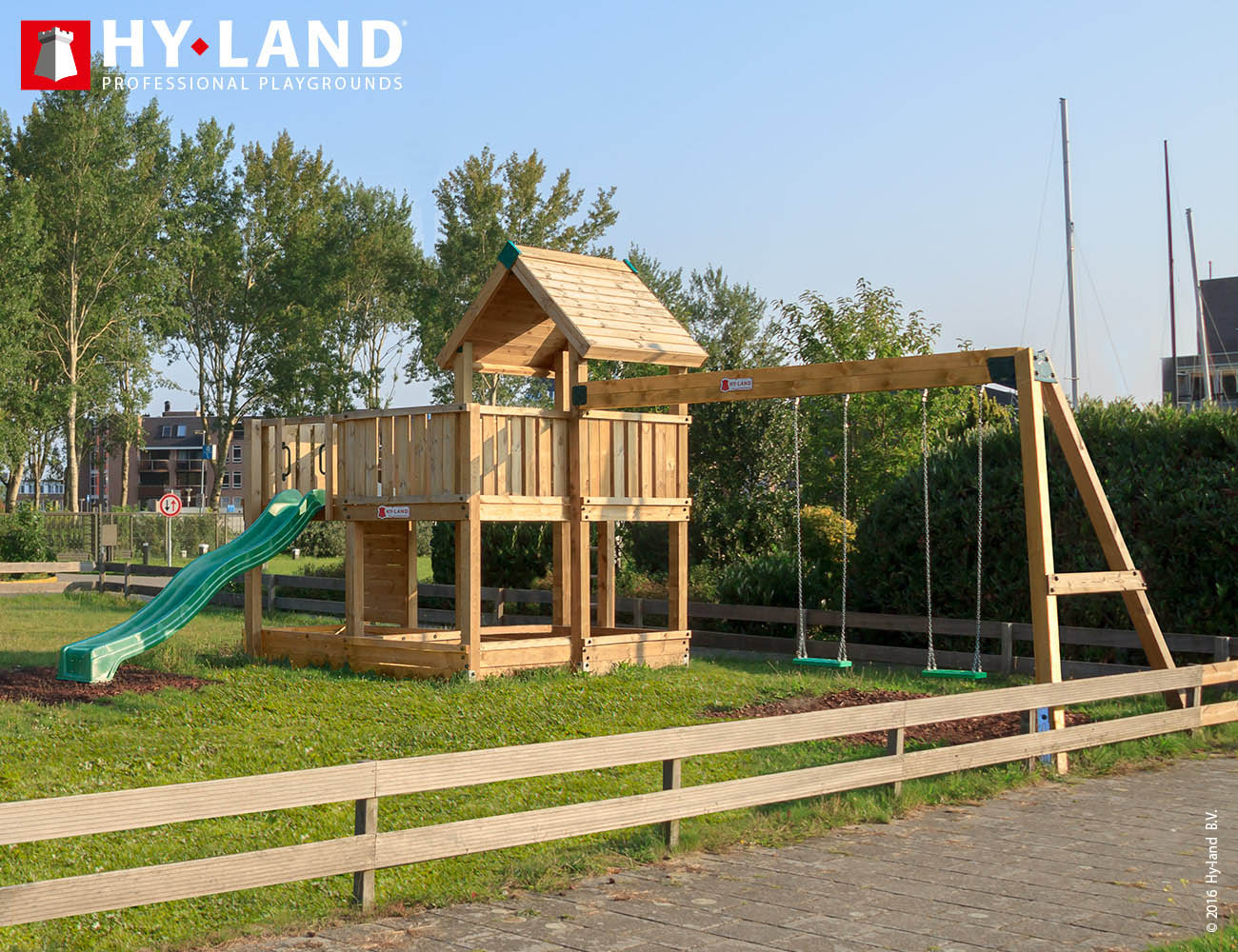 Spielturm Hy-Land P5-S in Douglasie