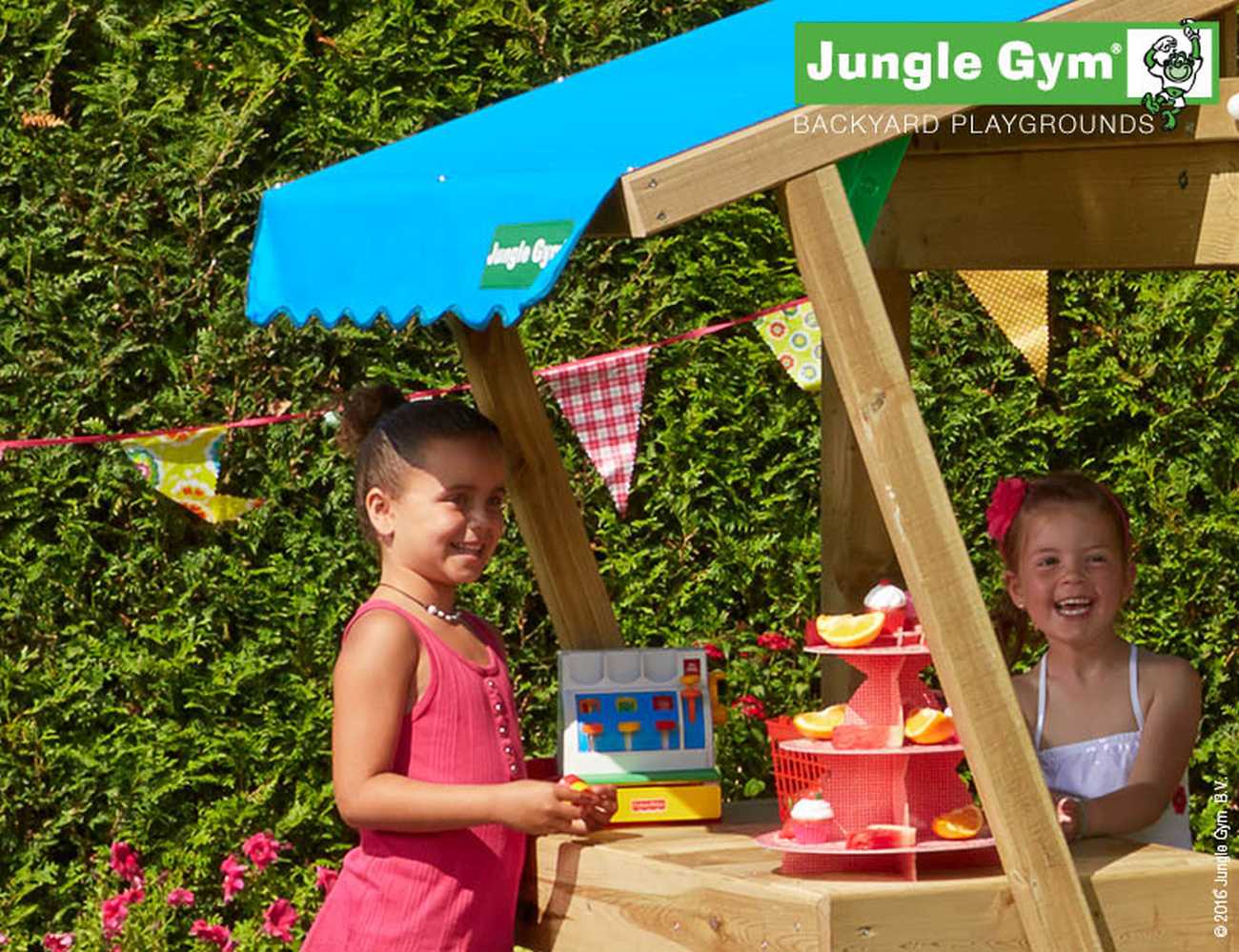 Jungle Gym Markt Modul in Douglasie natur